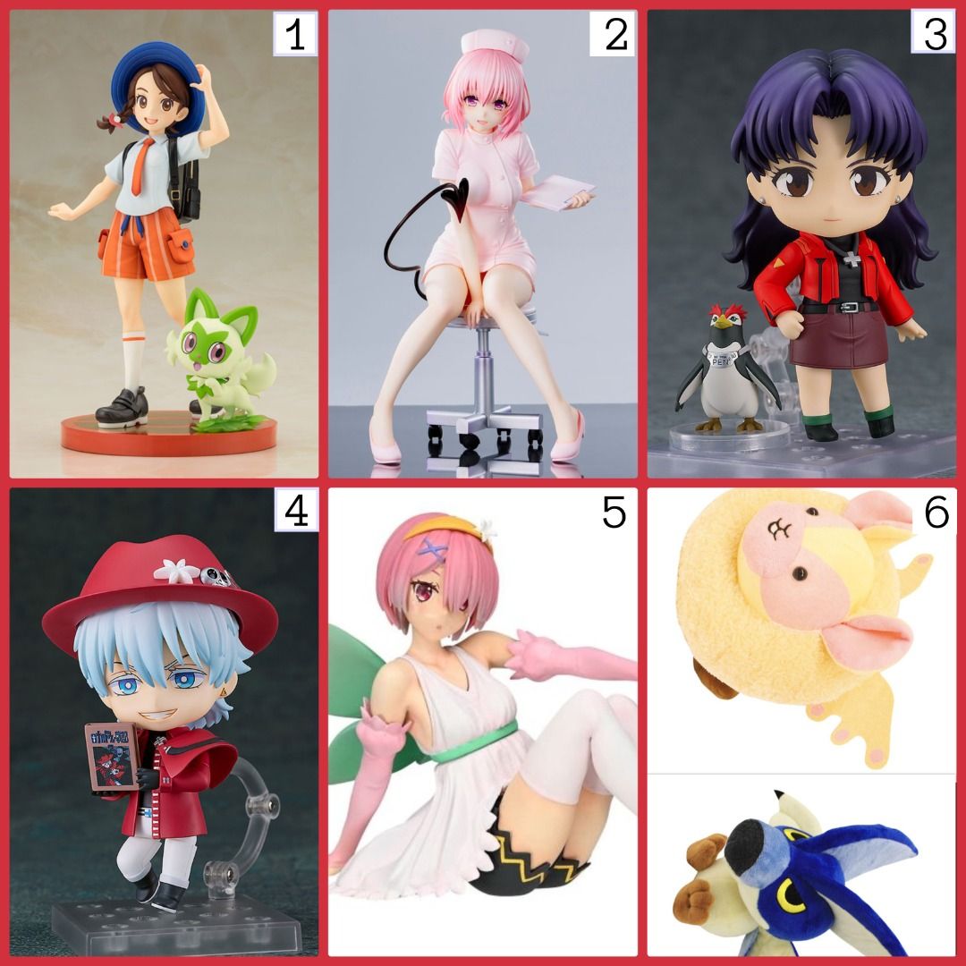 ARTFX J Pokemon Juliana with Sprigatito To Love-Ru Darkness Momo Belia  Deviluke Nurse Cosplay Nendoroid