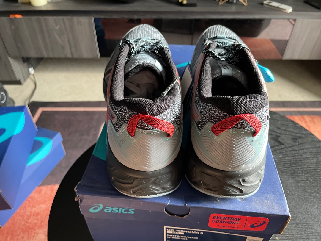ASICS GEL SONOMA 5 SHEET ROCK BLACK EUR 46.5 Men s
