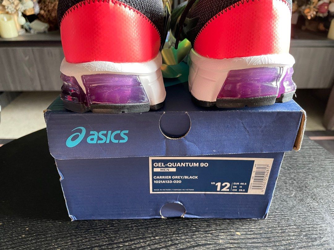 ASICS GEL QUANTUM 90 CARRIER GREY BLACK 29.5 CM Men s
