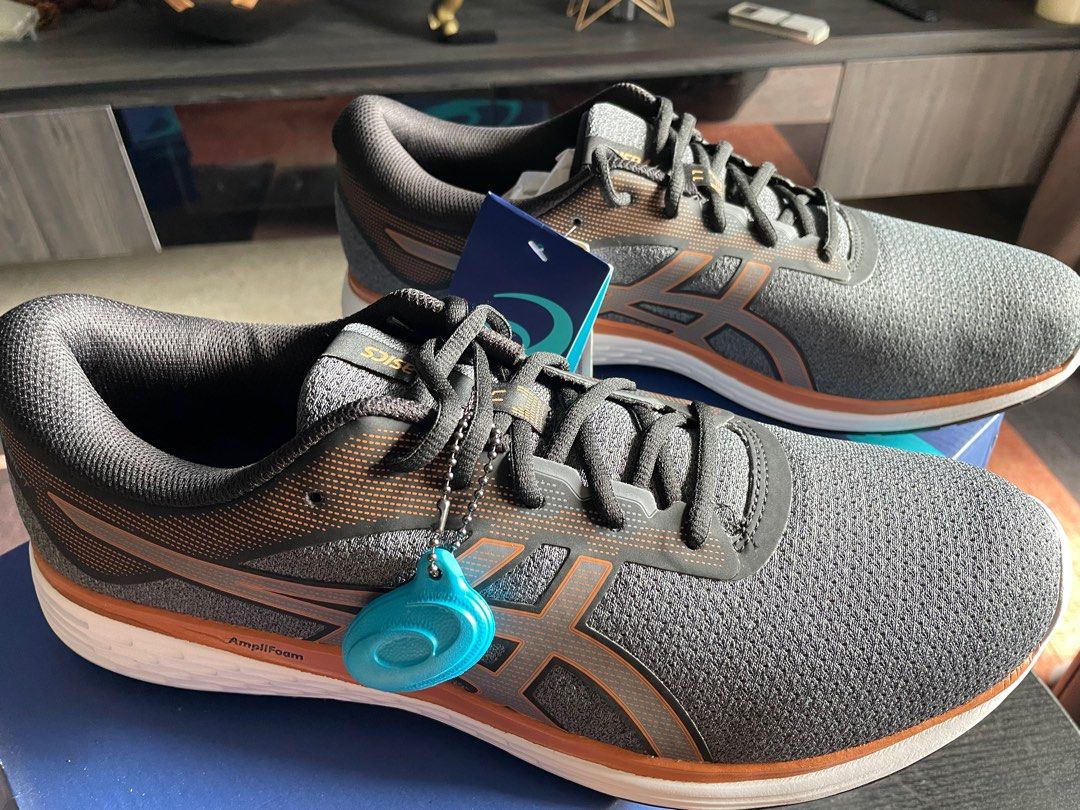 ASICS PATRIOT 11 TWIST BLACK CARRIER GREY EUR 46.5 Men s Fashion Footwear Sneakers on Carousell