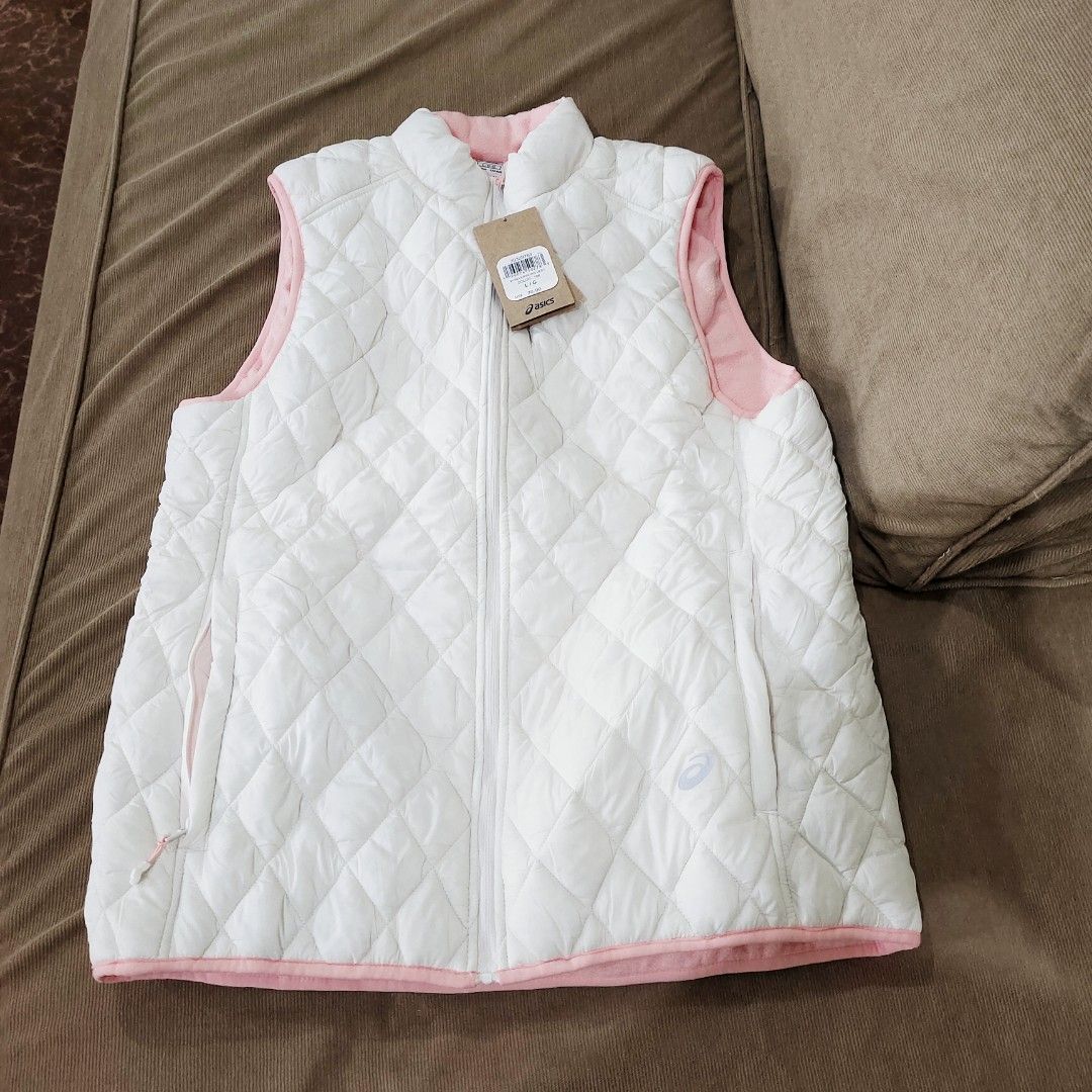 Asics white vest top
