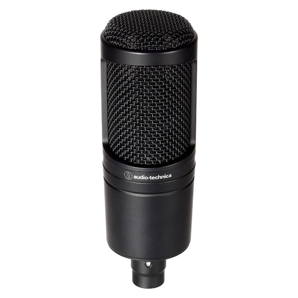 Audio-Technica AT2020 cardioid condenser microphone black XLR mic