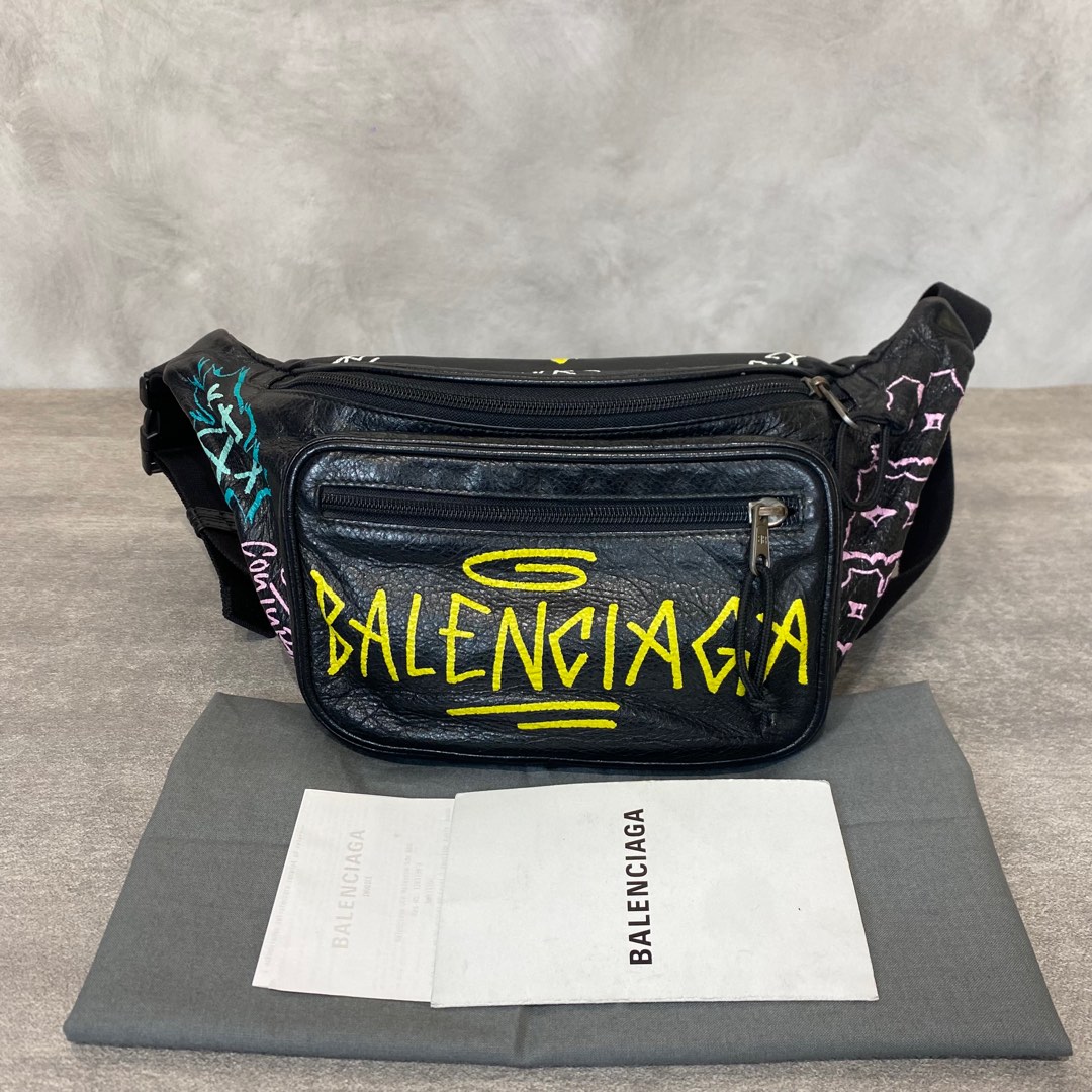 Waist bag balenciaga shop graffiti