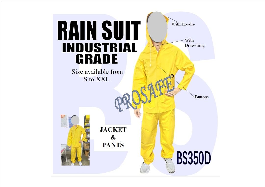 Rain suit with hood online