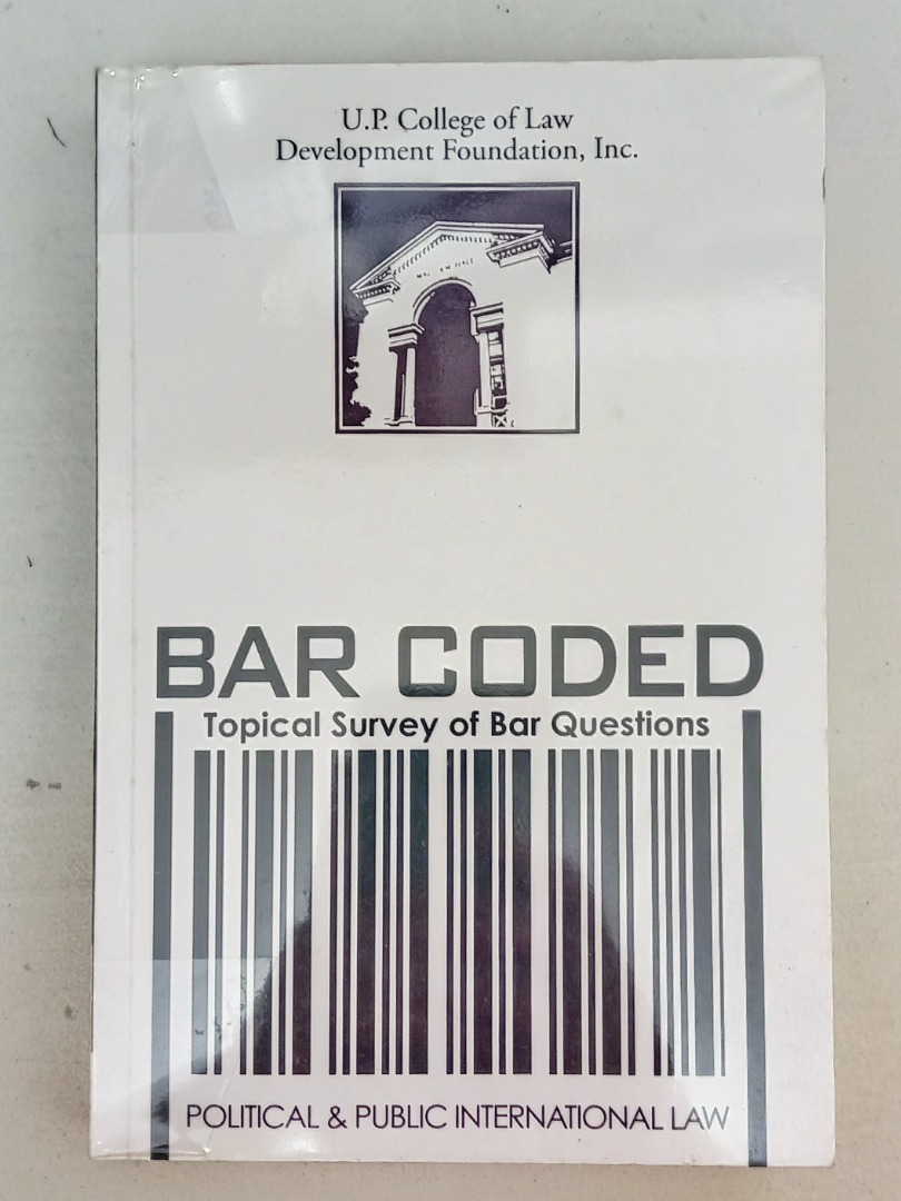 bar coded: topical survey of bar questions political and public ...