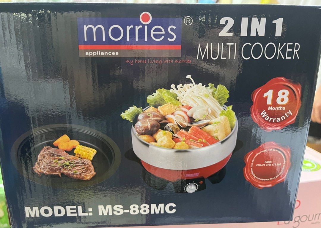 Morries 2 in 1 multi cooker outlet