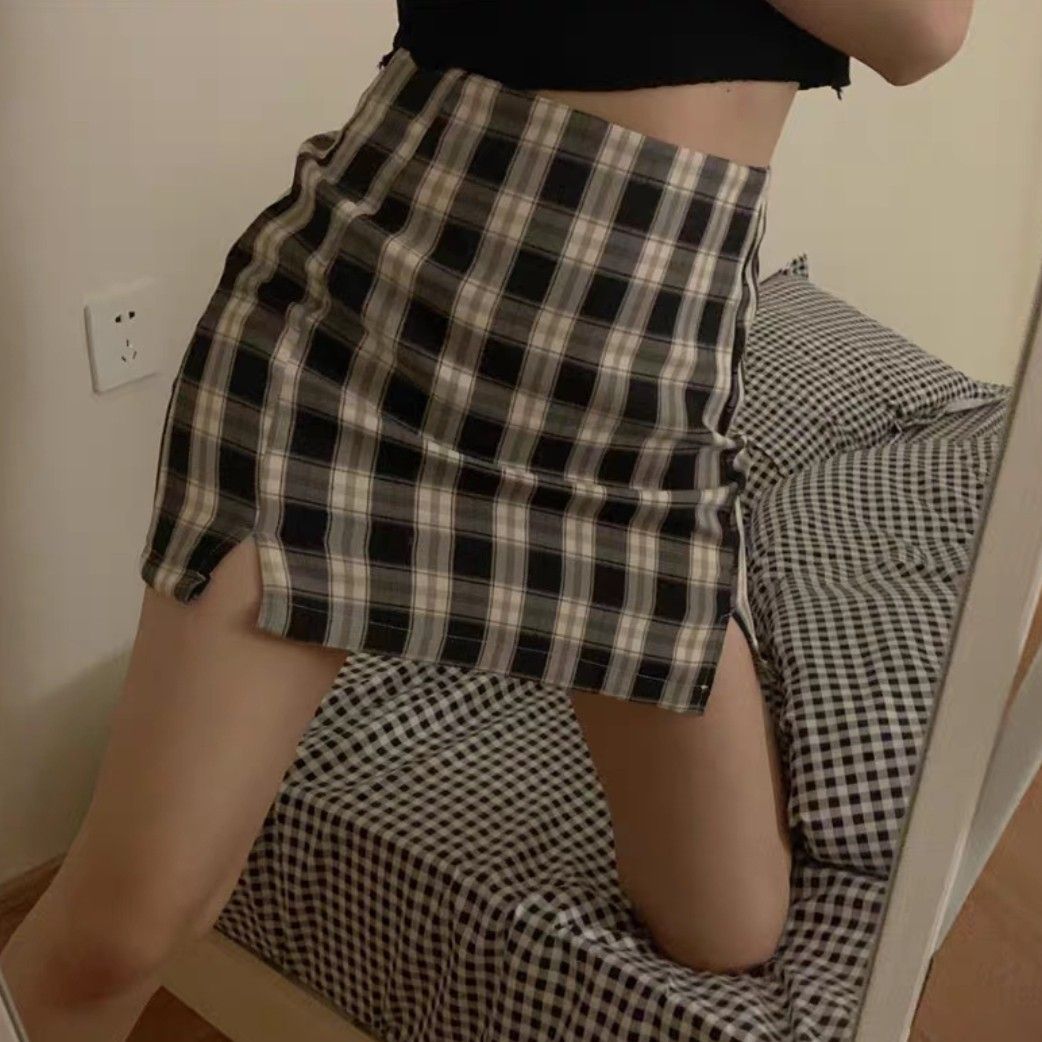 Checkered clearance skirt xxl