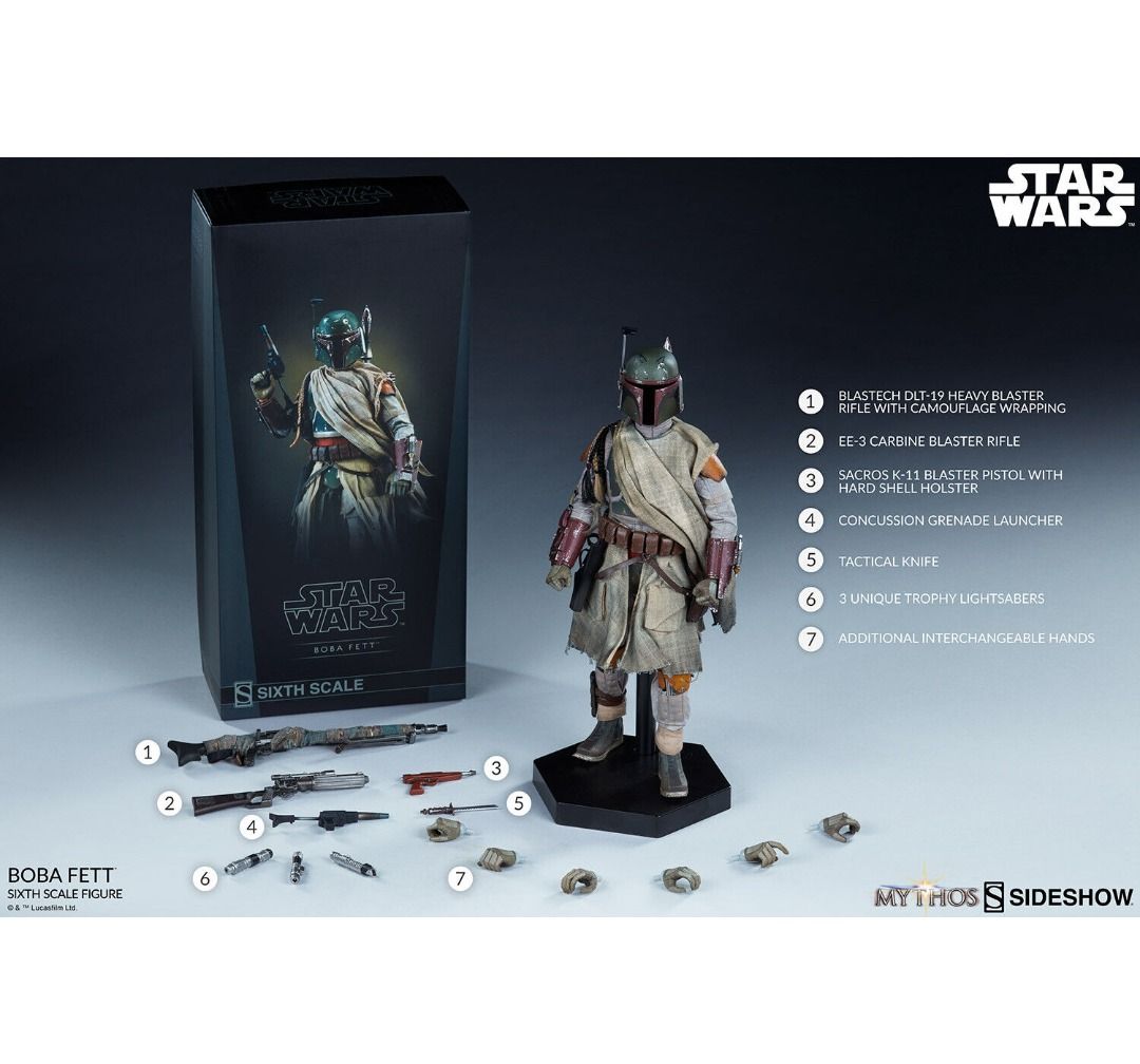 Boba fett mythos shop sideshow