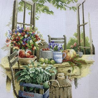 Bountiful Harvest Cross-stitch