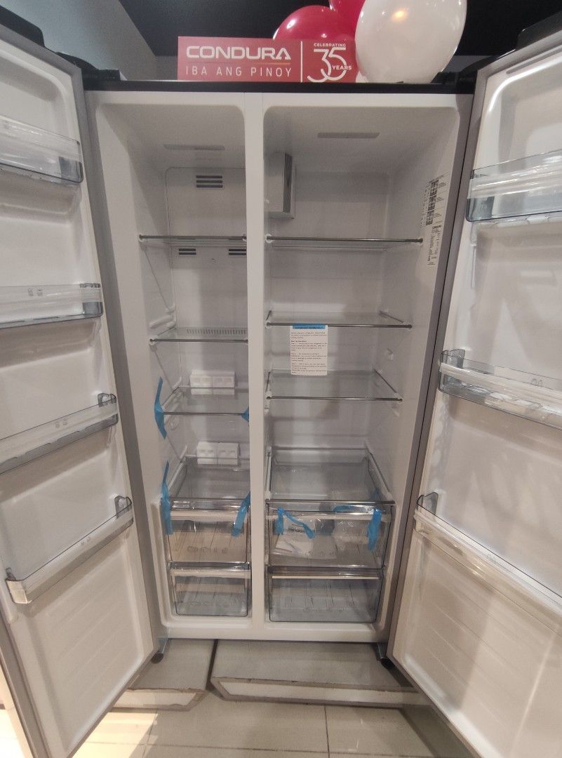 Brand New Condura Side by Side Refrigerator Inverter Ref CSS472i 16.7