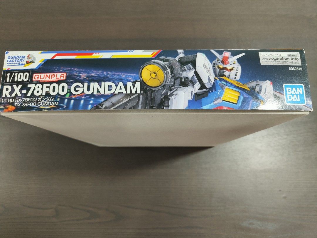 Price Drop!!! BRAND NEW Gundam Factory Yokohama RX-78F00 Gundam (Category: Gundam Model Kits) located in Singapore. Submitted by cosmicmoon_42ccdc (Listing ID 1272269502, Image 3). Description: Model: RX-78F00 Limited Exclusive run Gunpla Brand new, unassembled. Packaging intact. Bought in Yokohama, Japan. Model and type only can be purchased at Gundam Factory Yokohama. Size is 1/100 of moving 18 metre tall Gundam with 2 world records. Mini box c