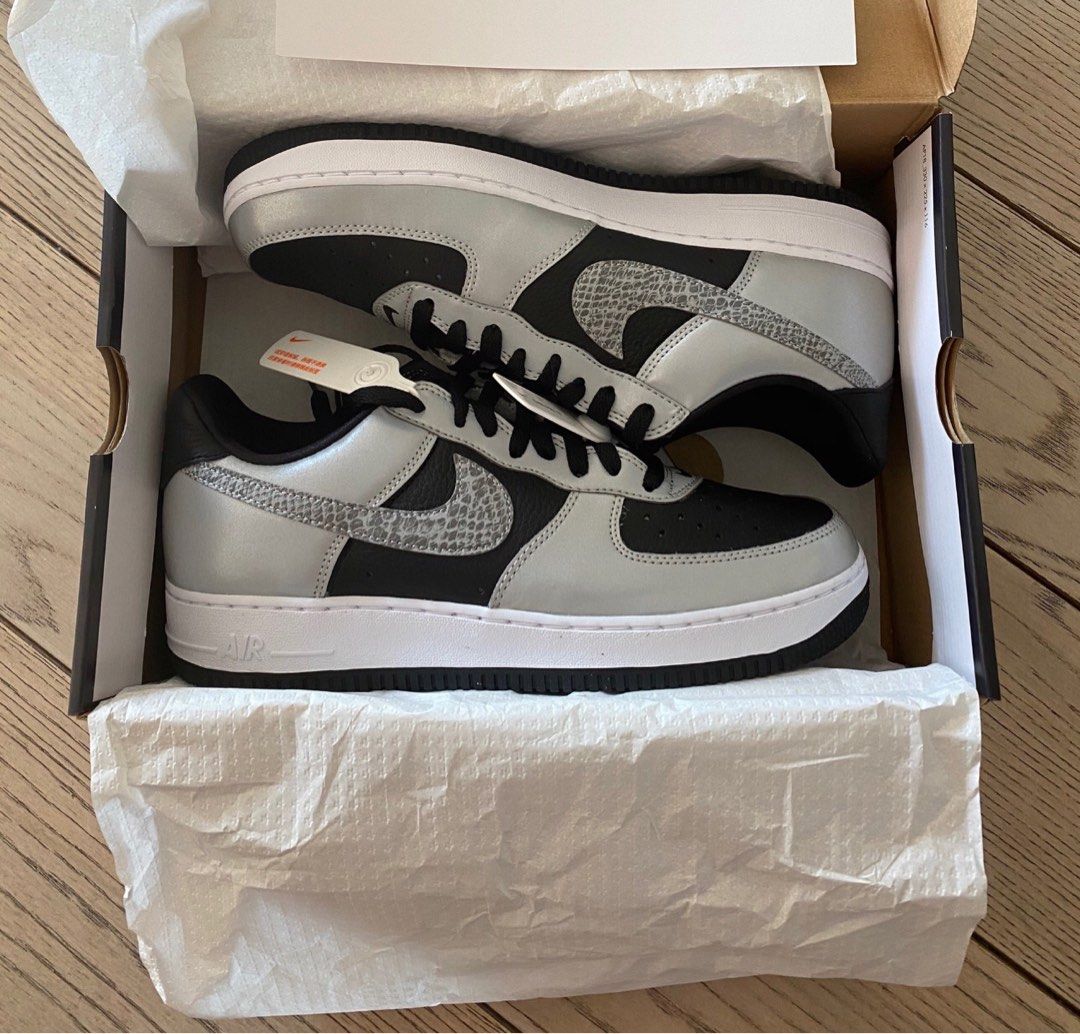 Brand New Nike Air Force 1 Low B Silver Snake Carousell