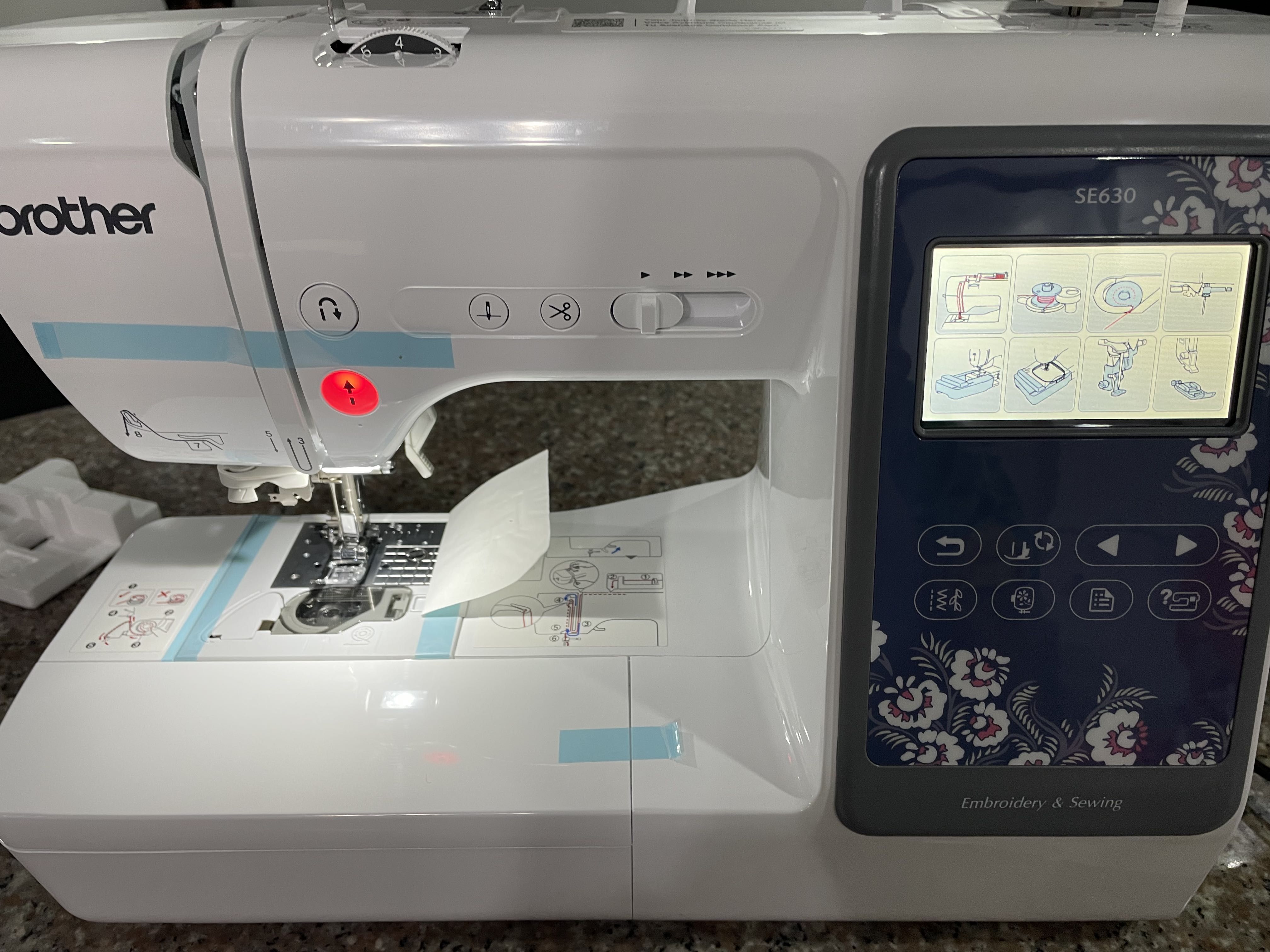 BROTHER SE630 EMBROIDERY AND SEWING MACHINE, Hobbies & Toys