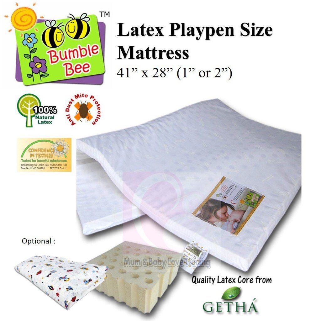 Bumble bee Getha latex playpen size baby mattress Babies Kids
