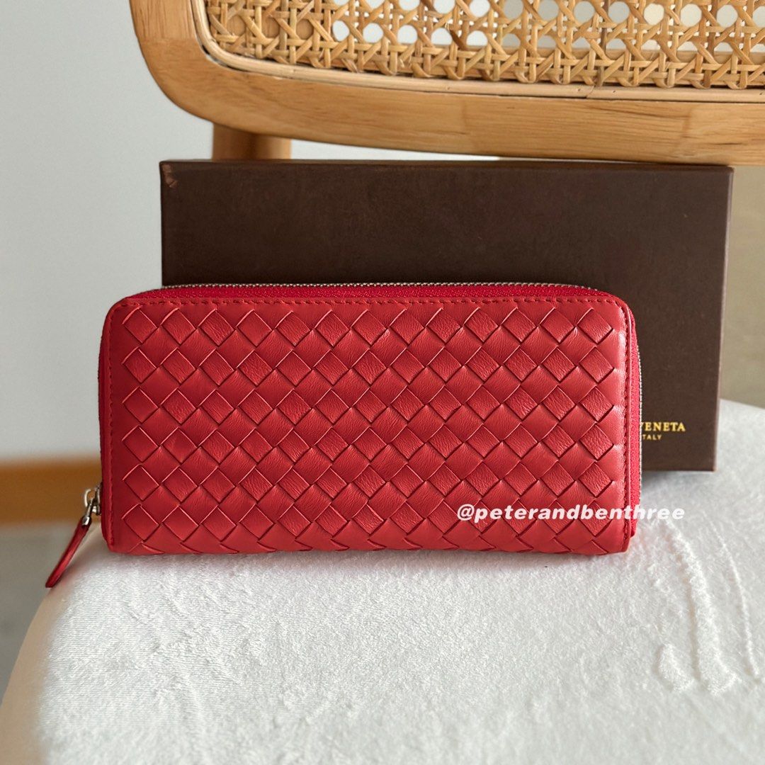 Red cheap wallet women's
