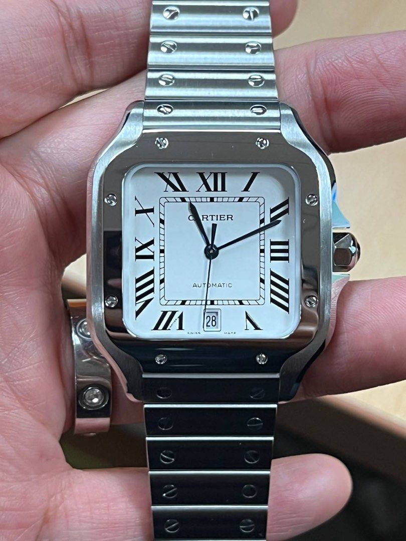 large cartier santos