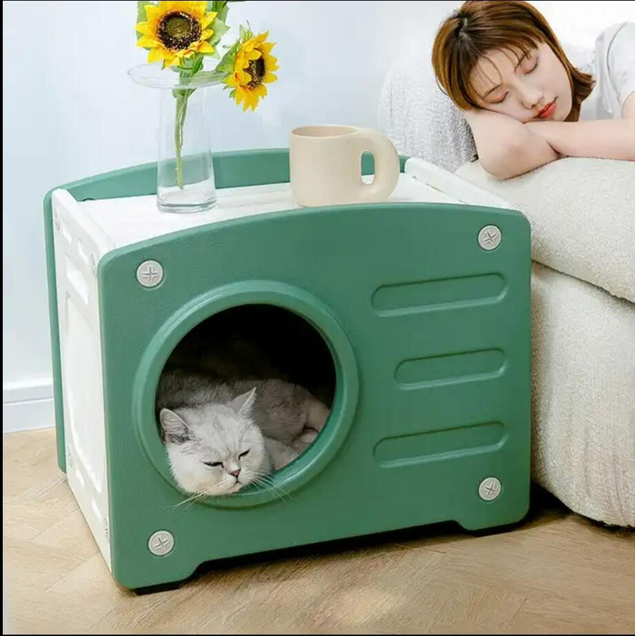 Plastic cat cave hotsell