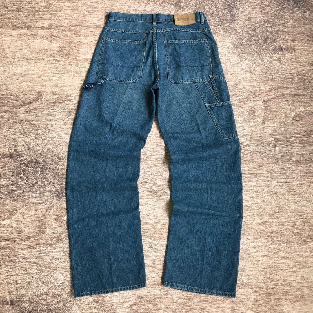 CELANA NAUTICA CARPENTER JEANS VINTAGE Y2K Fesyen Pria Pakaian