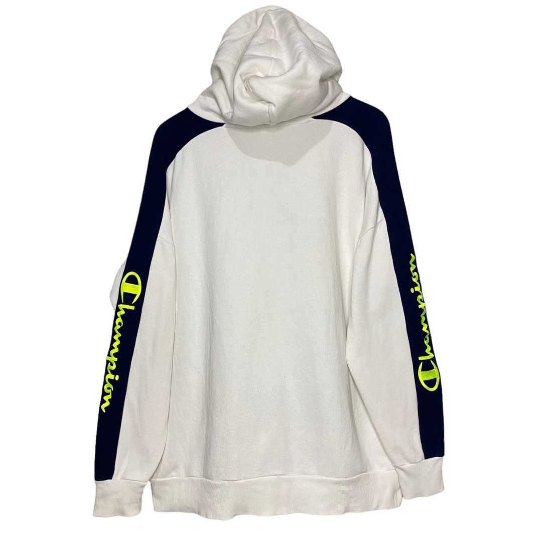 Champion colorblock arm script discount hoodie