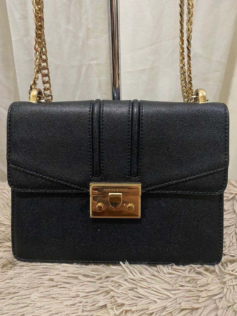 Sale Charles Keith Chain Sling Bag Women s Fashion Bags Wallets Cross body Bags on Carousell