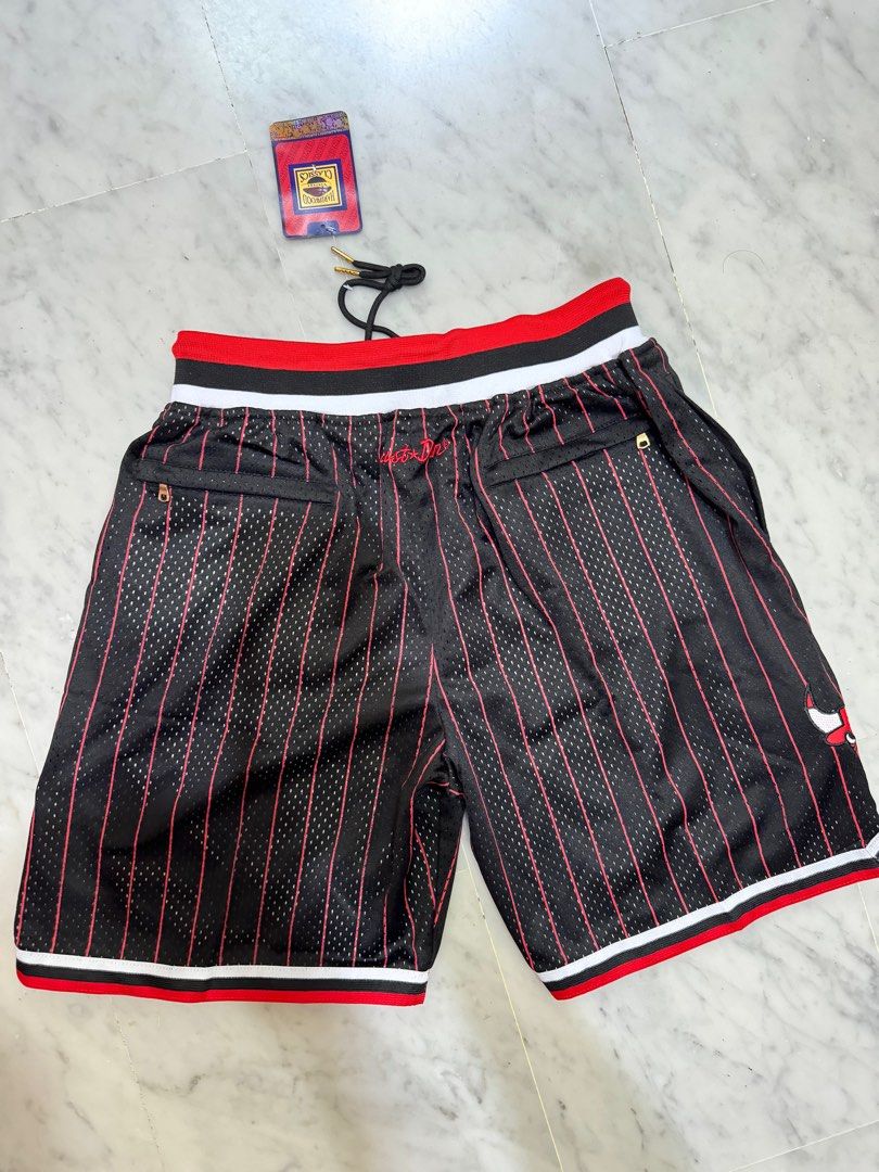 Chicago bulls online pinstripe shorts