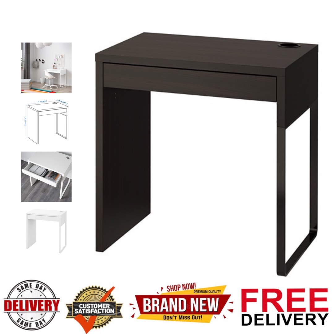 Ikea micke sales desk black small