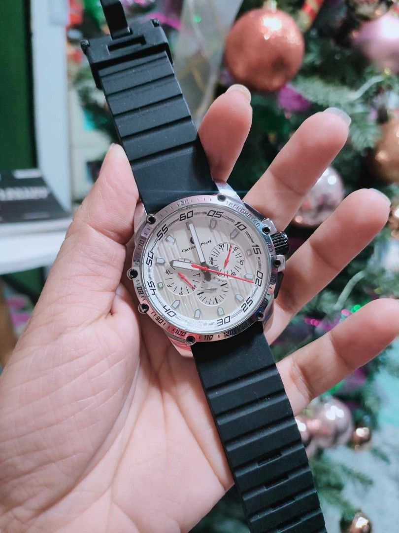 Christian pearl top watch price