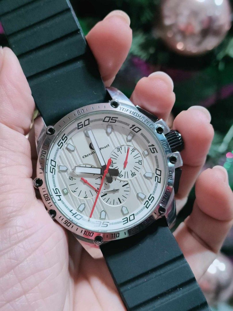 Christian pearl watch sale price