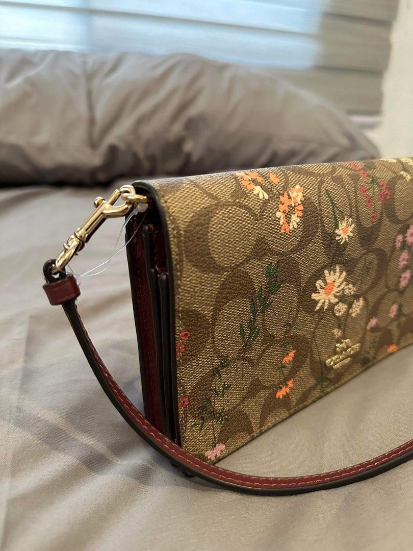 Hayden foldover crossbody best sale with wildflower print