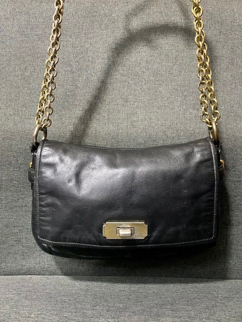Coach Chelsea C1193 17825 Turn Lock Flap Crossbody Shoulder Bag