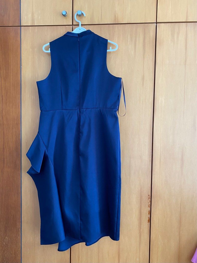 Coast carlotta midi dress navy shop