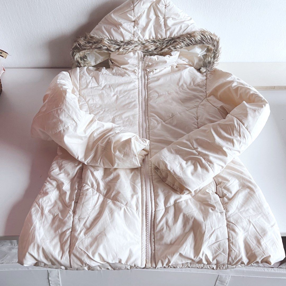 COLUMBIA WINTER JACKET WITH DETACHABLE FUR HOOD S