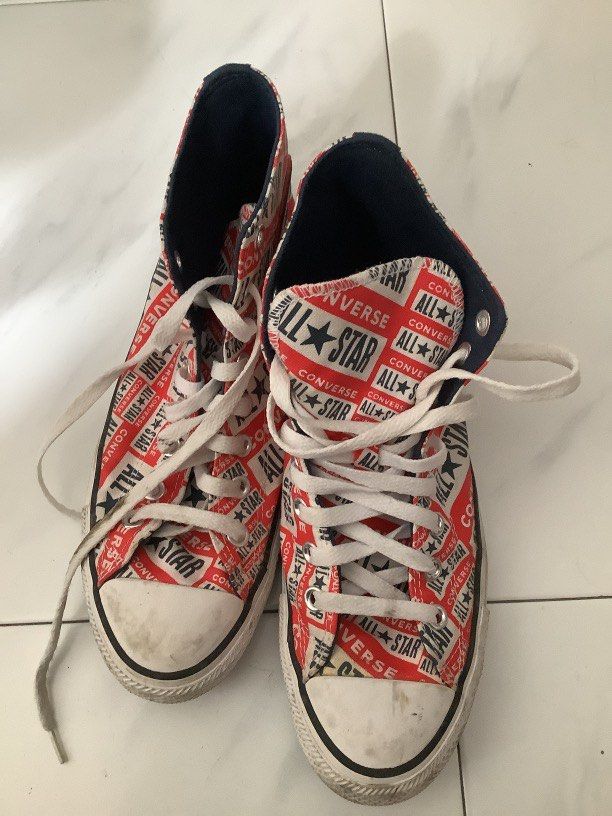 Red sales bandana chucks
