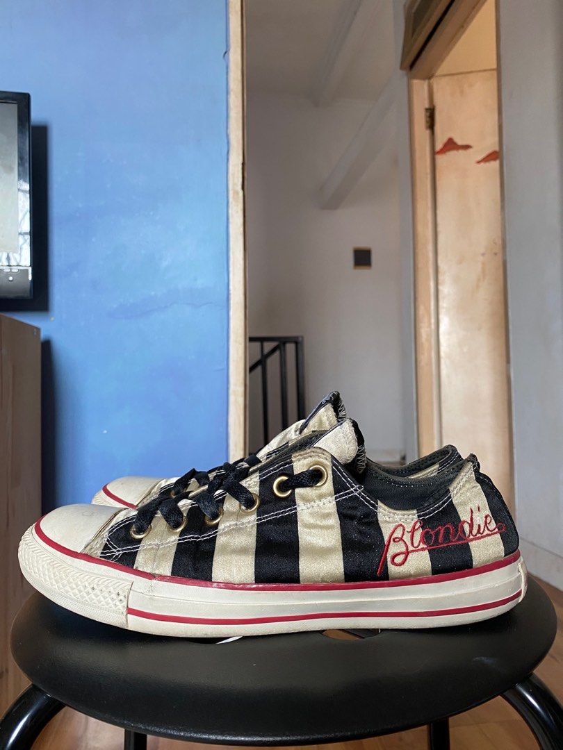 Converse x blondie Fesyen Pria Sepatu Sneakers di Carousell