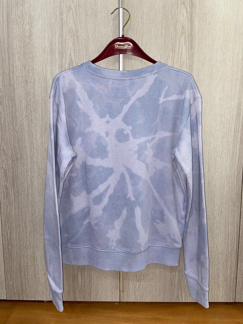 cotton on blue tie dye longsleeve disney sweater