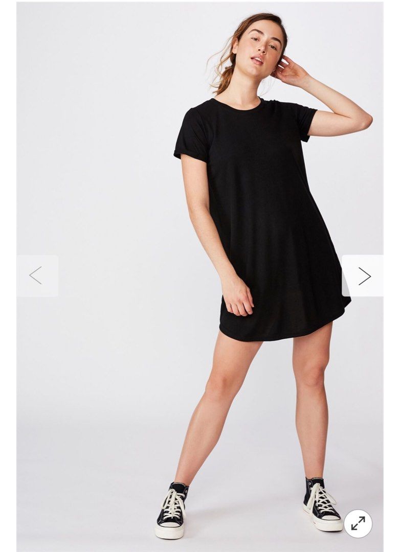 Cotton On Tina Tshirt Dress 2 Black