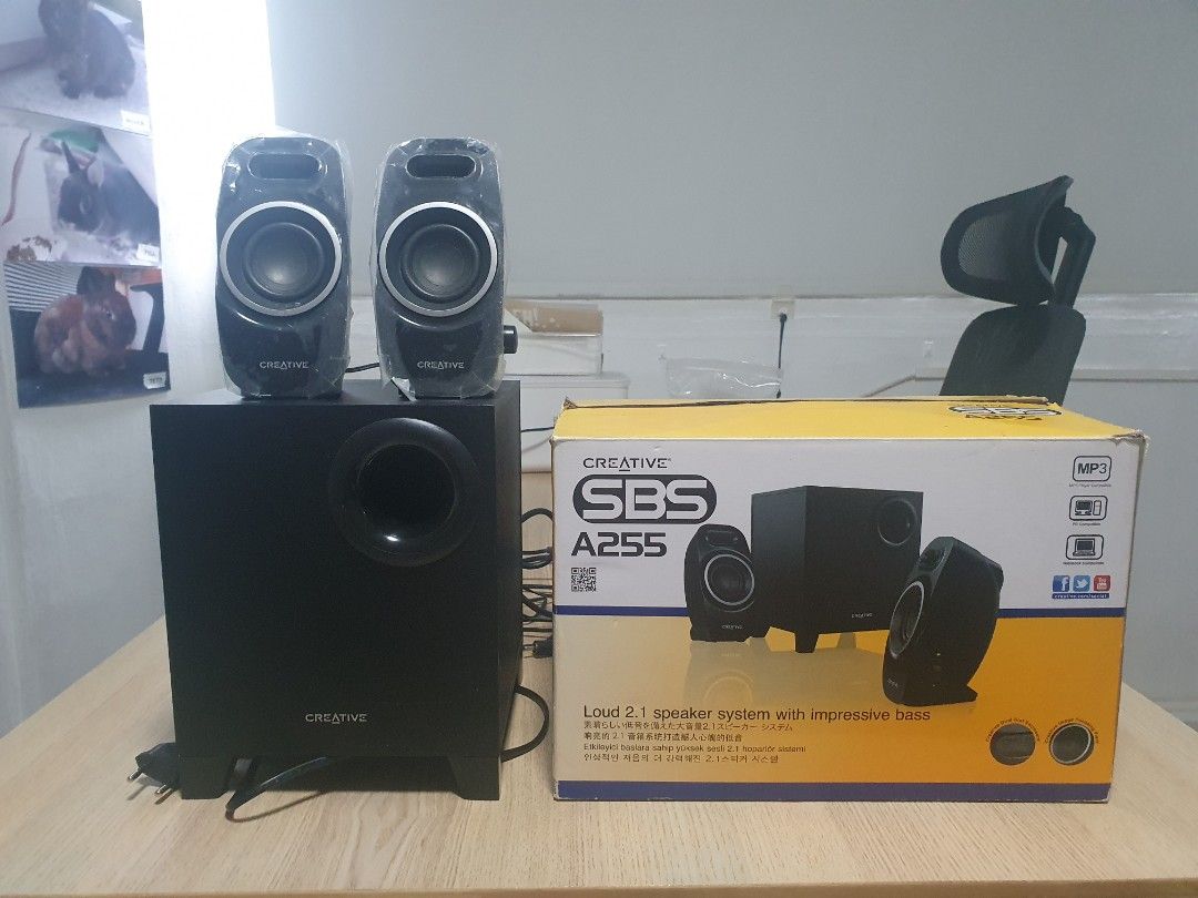 Creative sbs a255 2.1 speaker system on sale