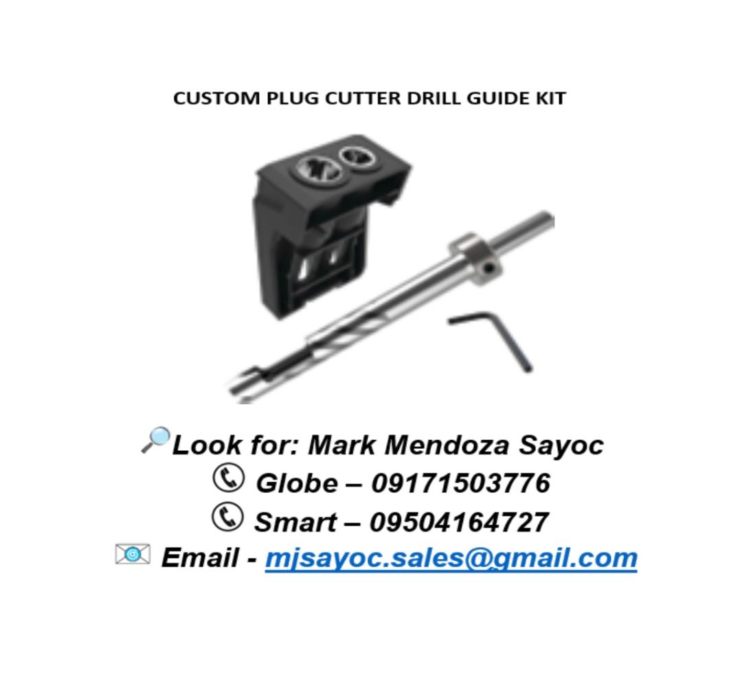 CUSTOM PLUG CUTTER DRILL GUIDE KIT, Commercial & Industrial ...