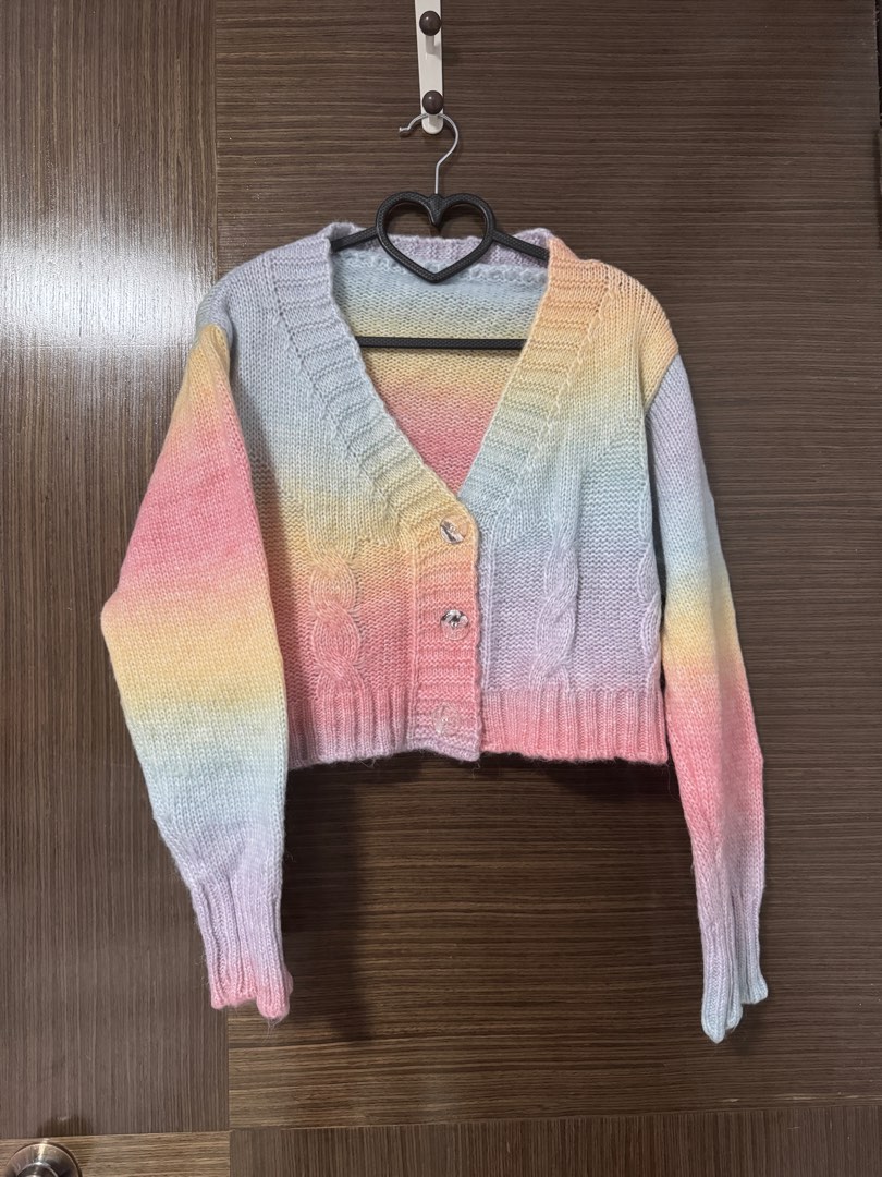 Rainbow deals pastel cardigan