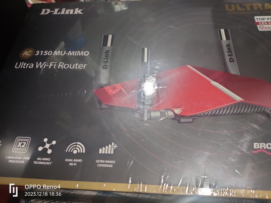 D Link DiR-885L (Category: Networking) located in Manila. Submitted by nathane (Listing ID 1272376266, Image 1). Description: D Link Router HD Streaming & Gaming Multiple Devices. https://www.dlink.com/en/products/dir-885l-ac3150-ultra-wi-fi-router Dap-1860 Wifi Extender Compatible Dir-885 L bundle 8,000 nlng po. same brand new box sealed. https://youtu.be/2b7gS7hUVMM?si=s1VWWn00TLE8ayf7.