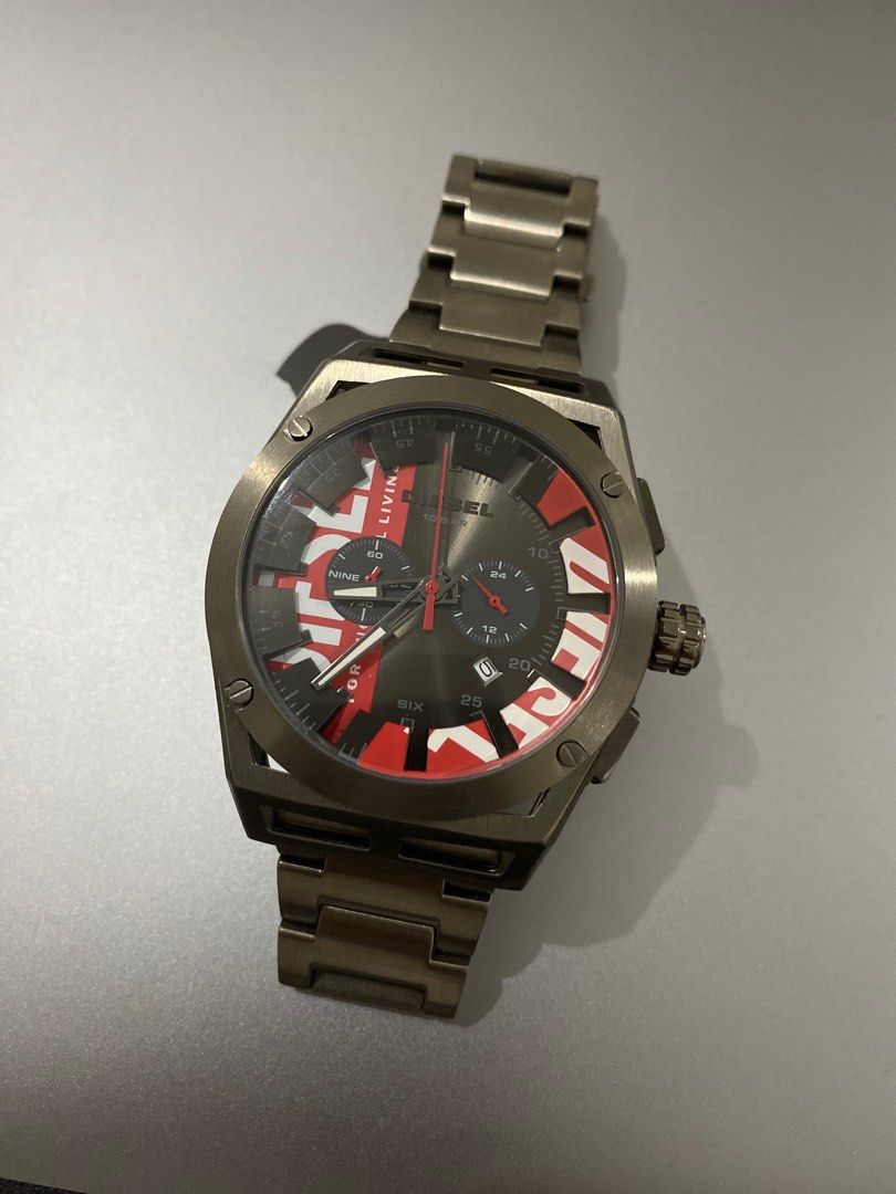 Watches watch Diesel Carousell Accessories, Chronograph Men\'s Watches Fashion, & DZ4598, Timeframe on