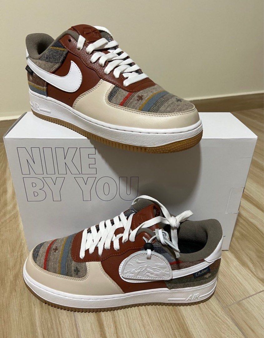 Air force 1 clearance nike id pendleton