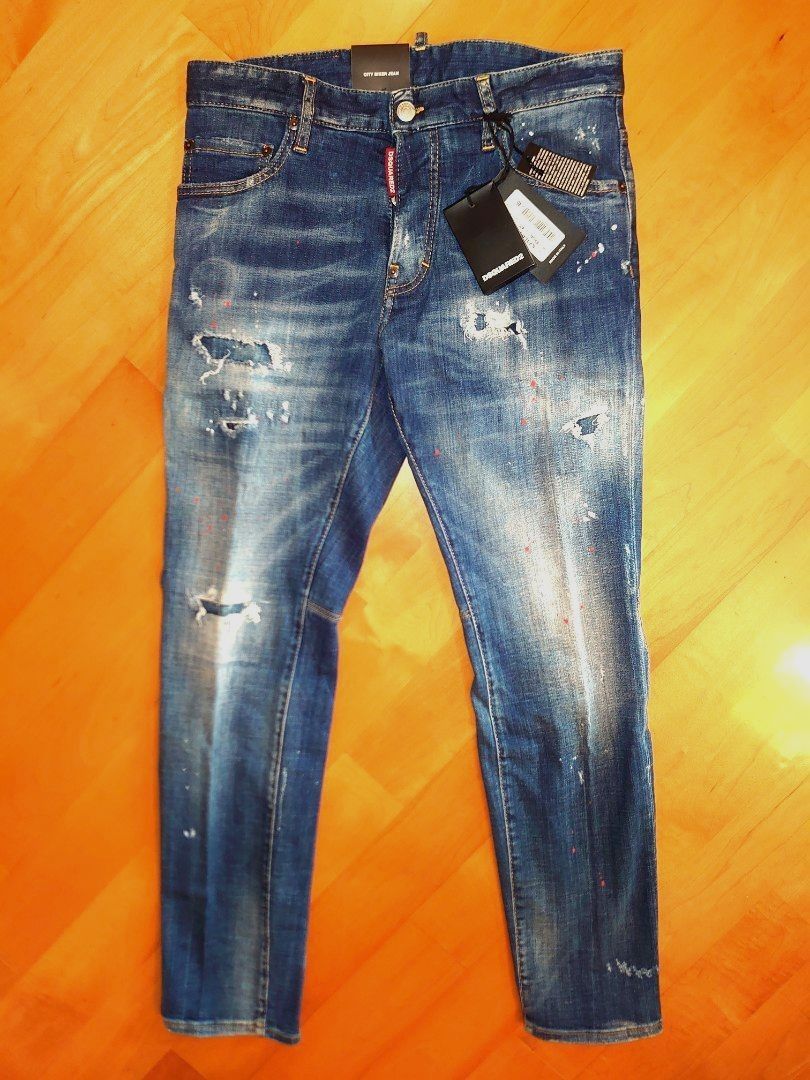 Dsquared city cheap biker jeans
