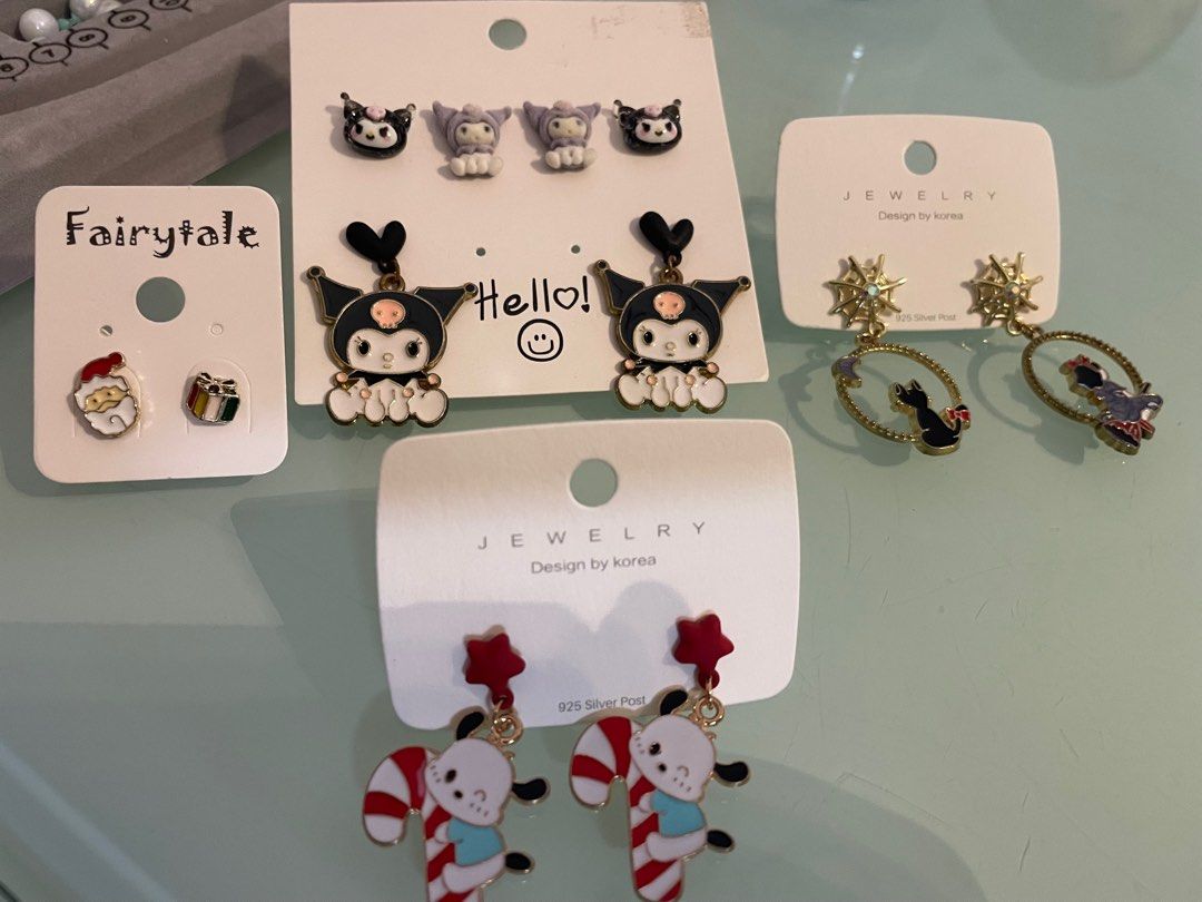 Earrings all 5