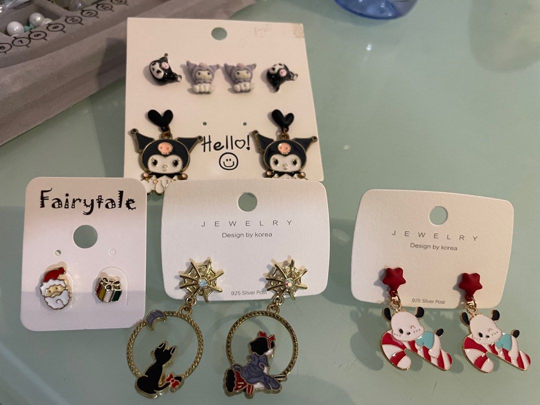Earrings all 5