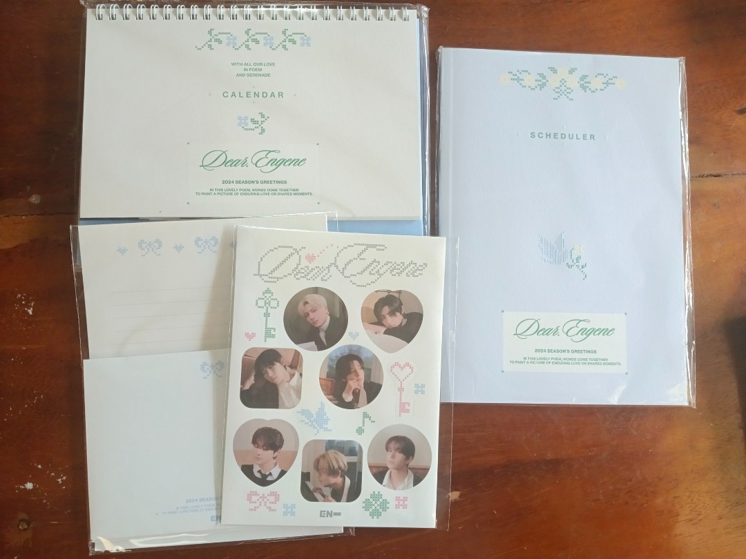 ENHYPEN SEASON'S GREETINGS 2024 (CALENDAR SET), Hobbies & Toys