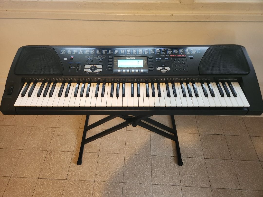 Excellent Casio WK 1300 keyboard with stand Hobbies Toys Music