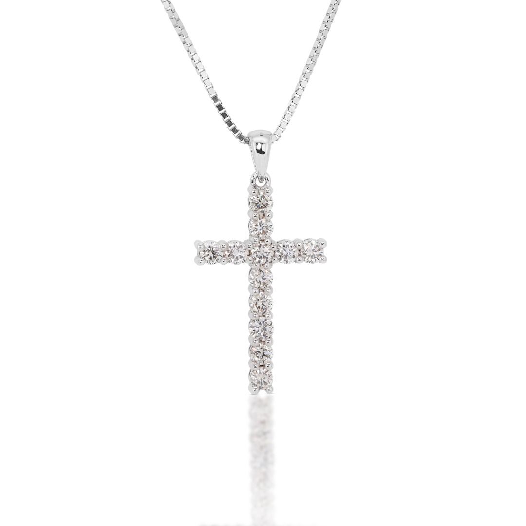 Chain with diamond cross top