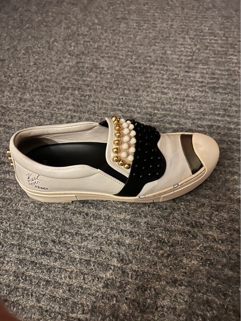 Farfetch Sneakers Fendi Karl Lagerfeld Shoes Fendi Sneaker, 名牌