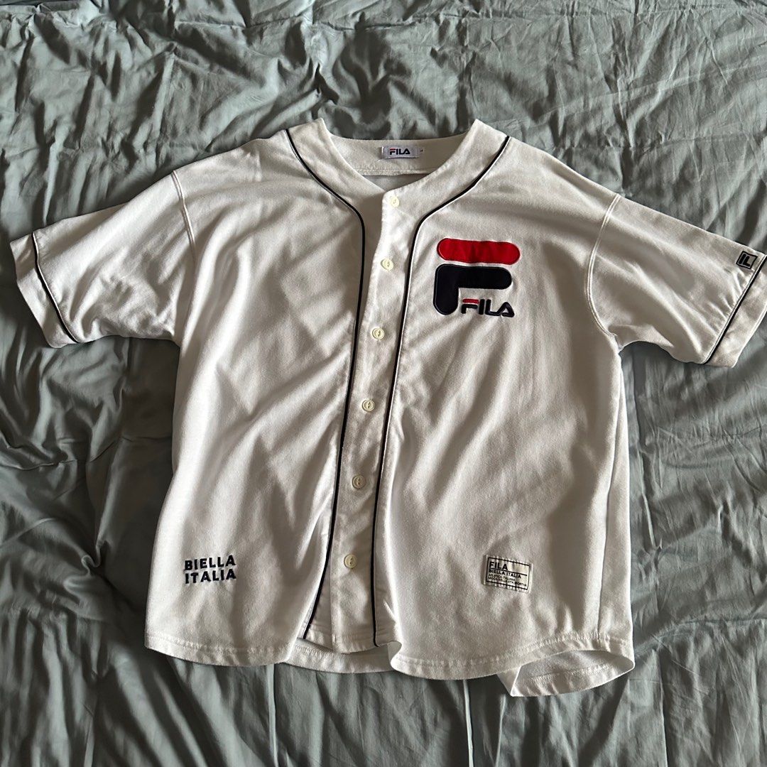 Fila baseball jersey mens store